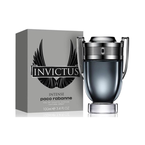 Paco Rabanne Invictus Intense 100ml for men perfume (Damaged Outer Box)