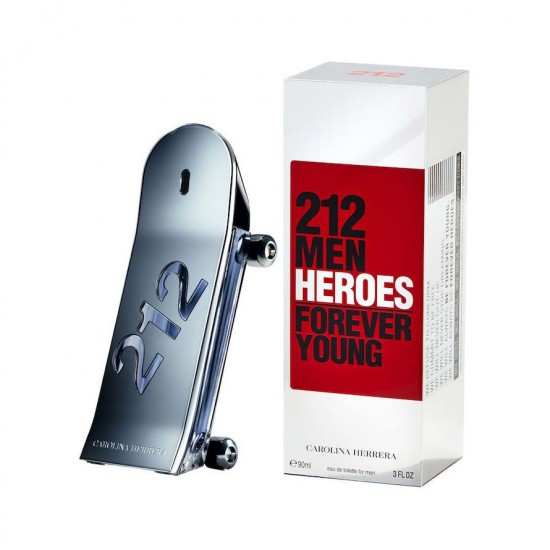 Carolina Herrera 212 Heroes Forever Young 90ml for men perfume (Tester)