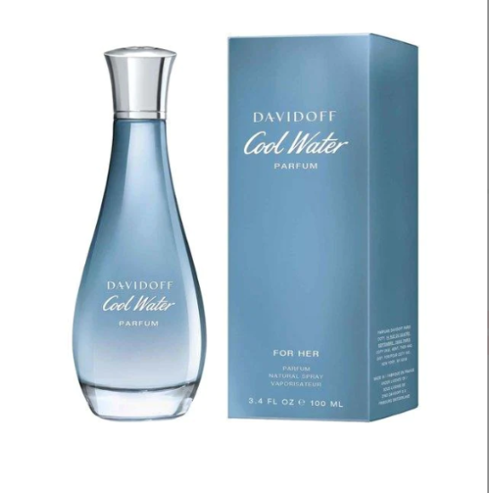 Davidoff Cool water Eau De Parfum 100ml for women (Damaged Outer Box)